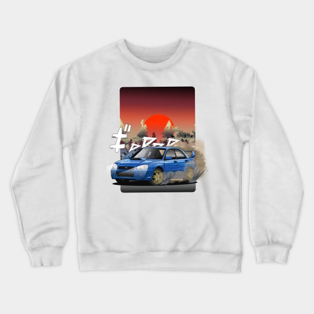 Subaru WRX Rally Crewneck Sweatshirt by Aiqkids Design